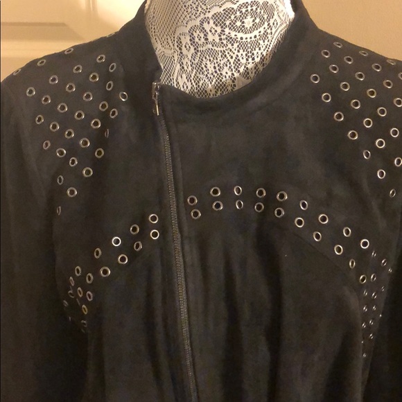 Black with silver eyelet blazer from - Picture 5 of 8